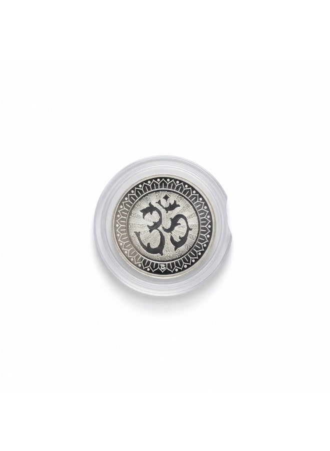 Sparkle & Shine PURE 999 SILVER LORD GANESHA COIN 5 GRAM - Image 2